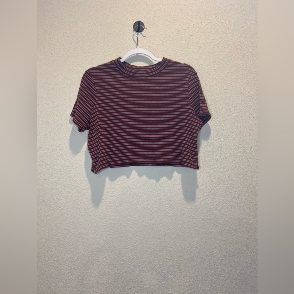 Cropped Striped Shirt